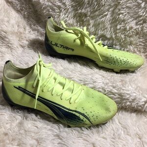 Puma 106900 01 Ultra Match FG/AG Men's Soccer Cleats Fizzy Light Parisian